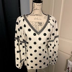 Skies are Blue blouse